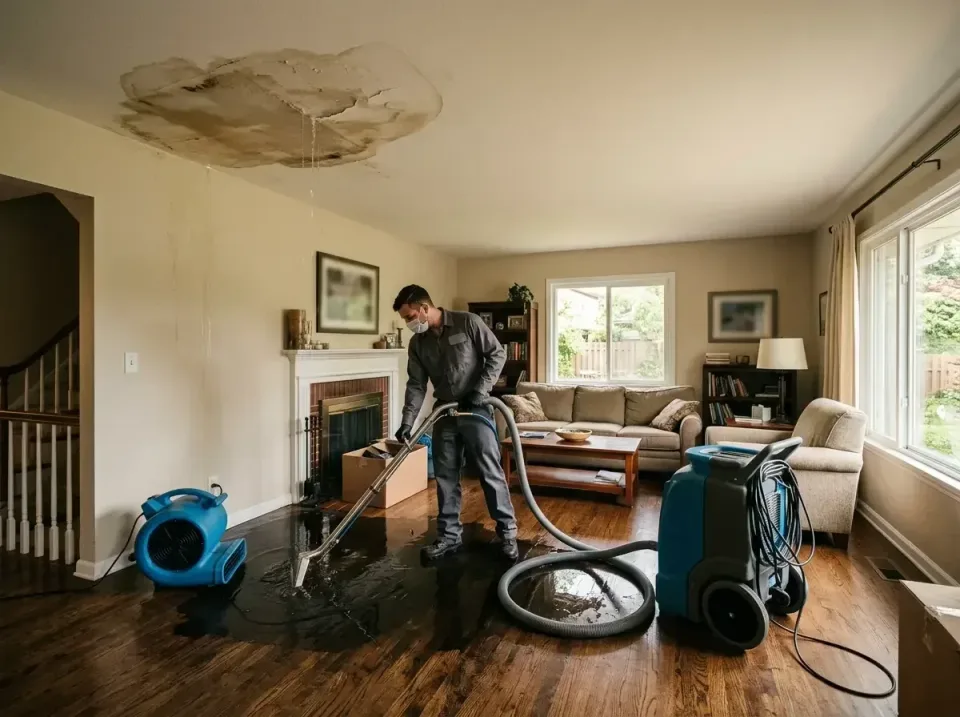 attic-pipe-burst-ceiling-drip-008 — frequently asked questions, Water Damage Restoration & Carpet Care in South Dakota